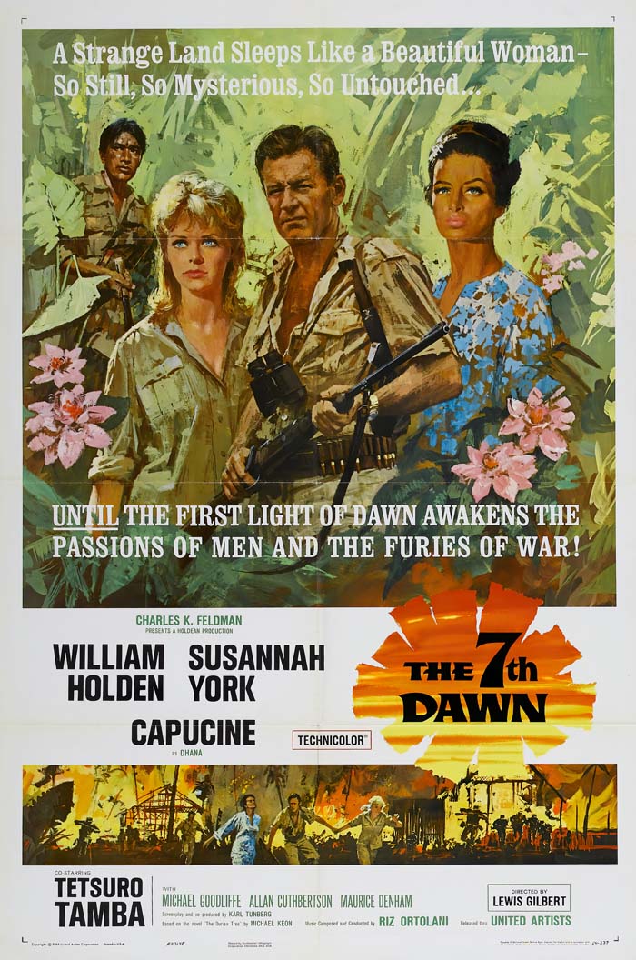 The 7th Dawn (1964) vintage movie poster