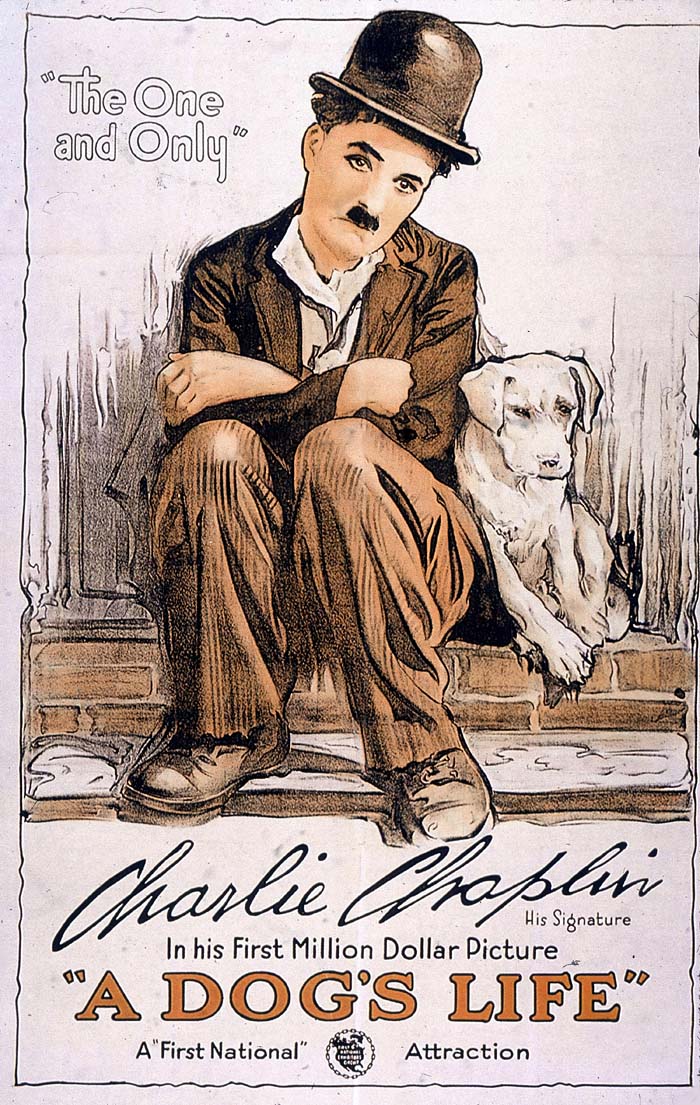 A Dog's Life (1918) vintage movie poster