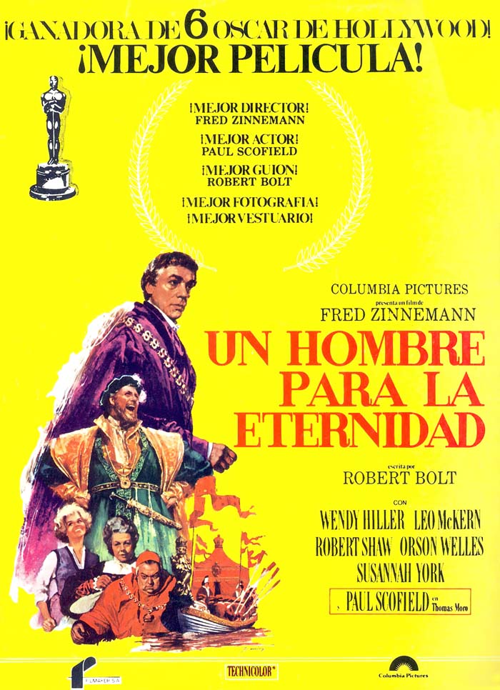 A Man for All Seasons (1966) vintage movie poster