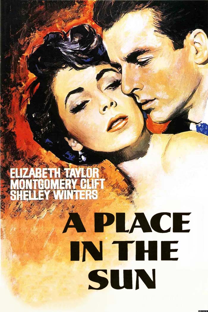 A Place in the Sun (1951) vintage movie poster