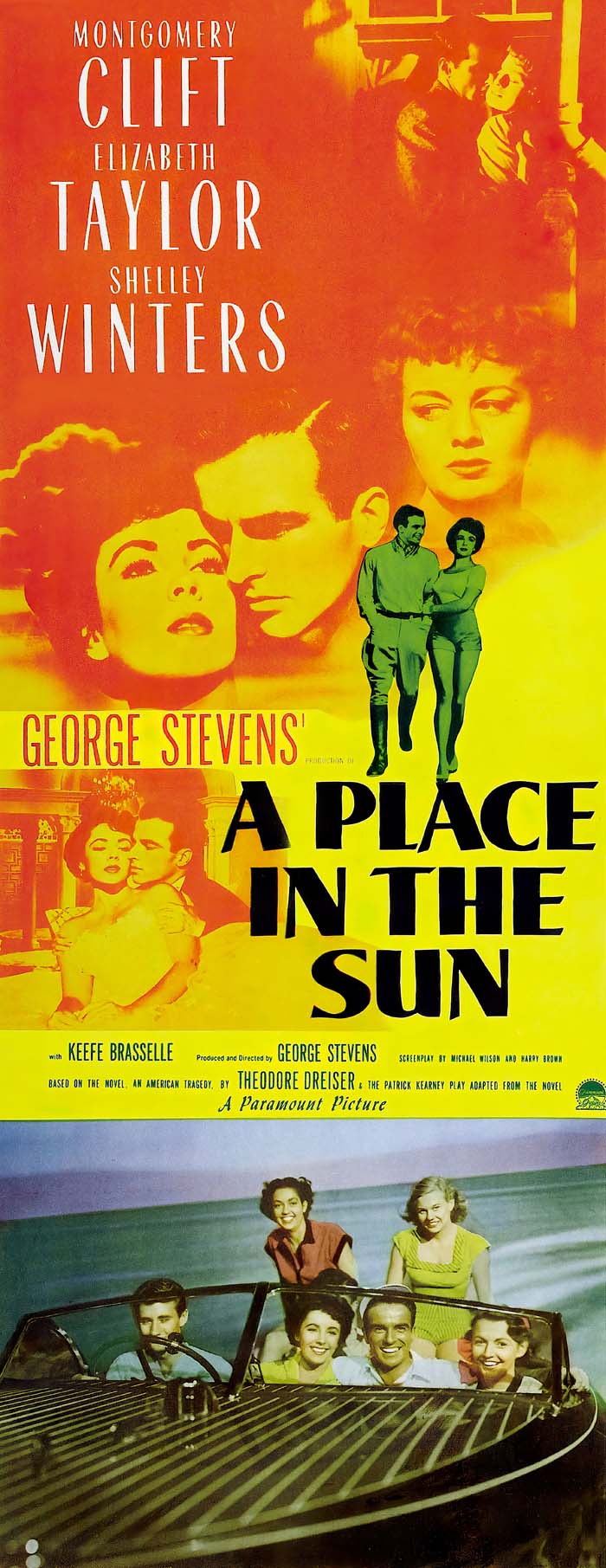 A Place in the Sun (1951) vintage movie poster