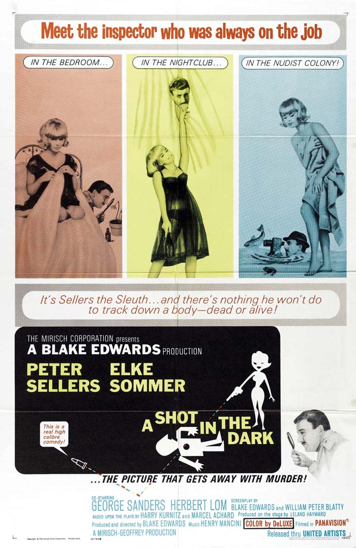 A Shot in the Dark (1964) vintage movie poster