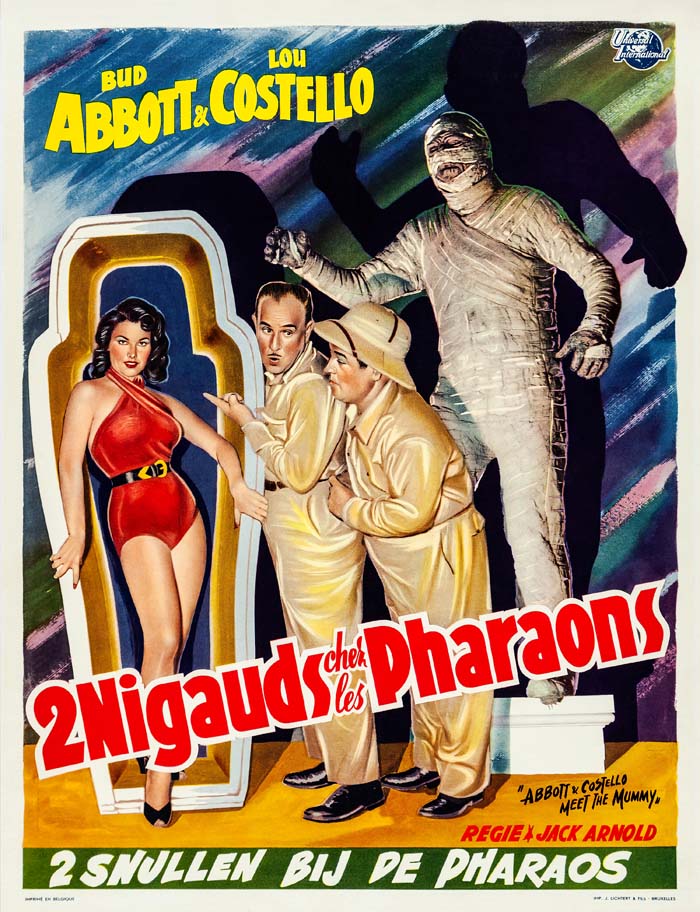 Abbott and Costello Meet the Mummy (1955) vintage movie poster