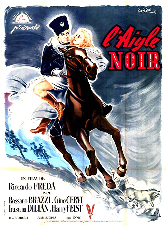 Aquila Nera (1946) vintage movie poster