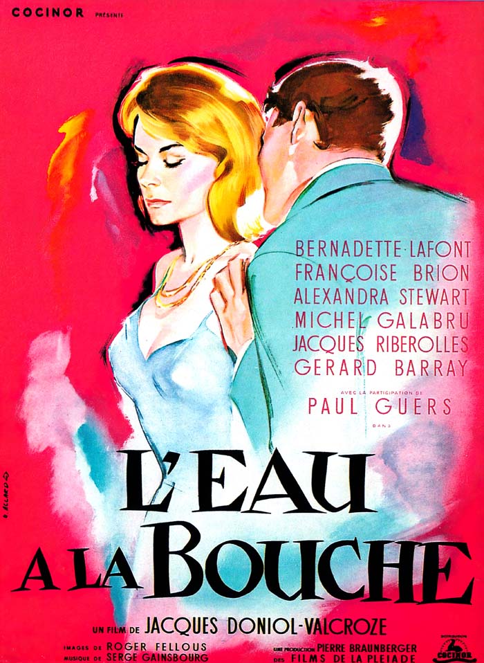 L'Eau à la bouche (1960) vintage movie poster