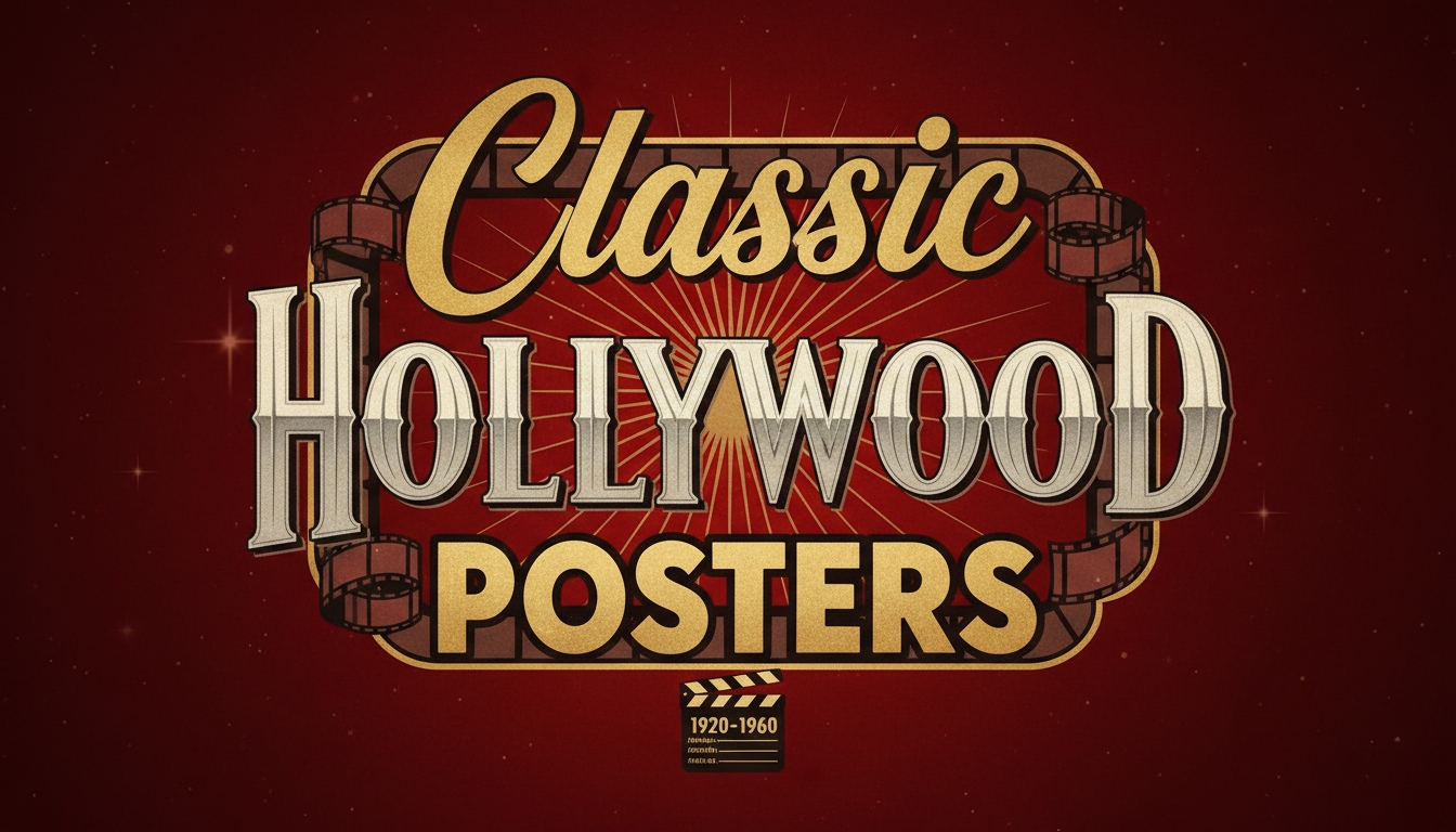 Classic Hollywood Posters